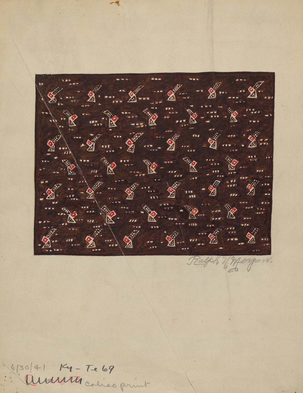 Calico Print by Ralph N. Morgan