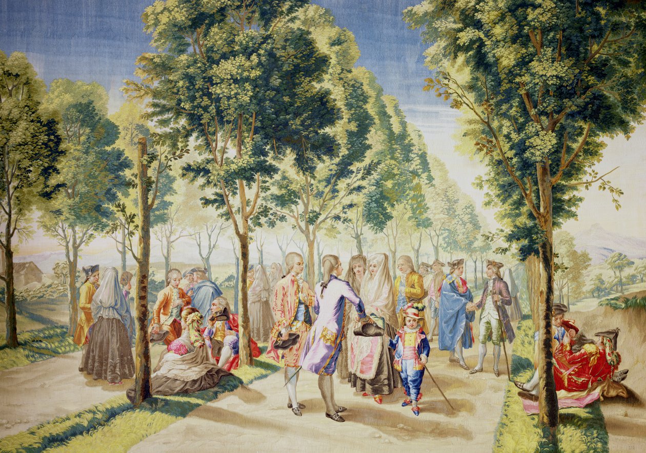 El Paseo de las Delicias, Madrid by Ramon Bayeu y Subias