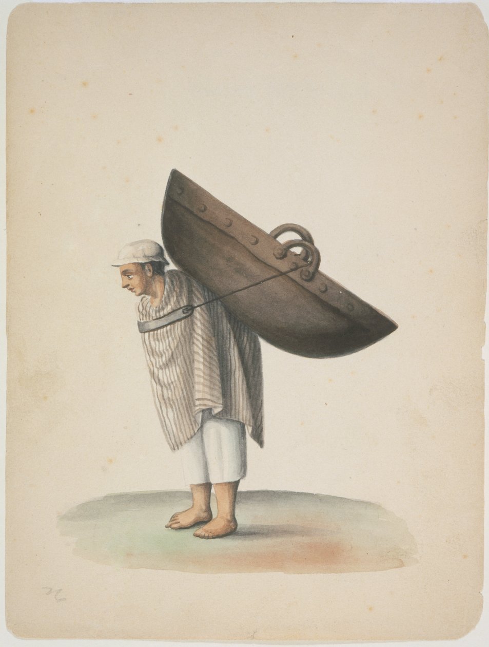 Quito Carrying a Tub by Ramon Salas