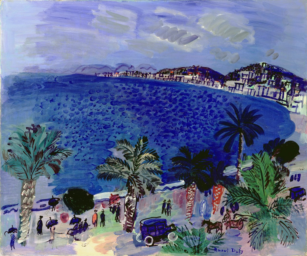 The Bay of Angels, Nice by Raoul Dufy