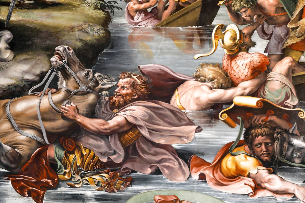 Battle of Milvian Bridge (detail) by Raphael