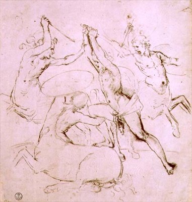 Hercules fighting the Centaurs by Raphael