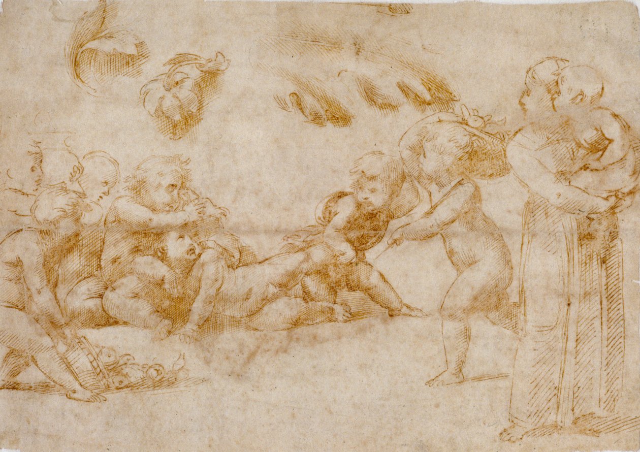 Amorini at play by Raphael