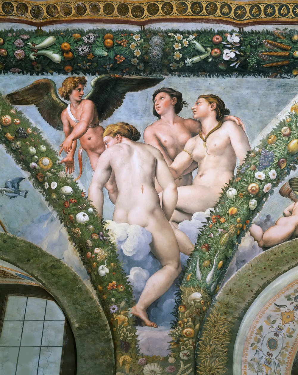 Cupid and the Three Graces by Raphael