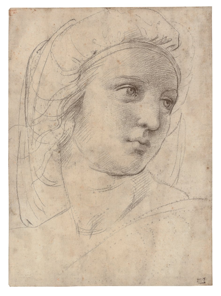 Head of a Muse by Raphael