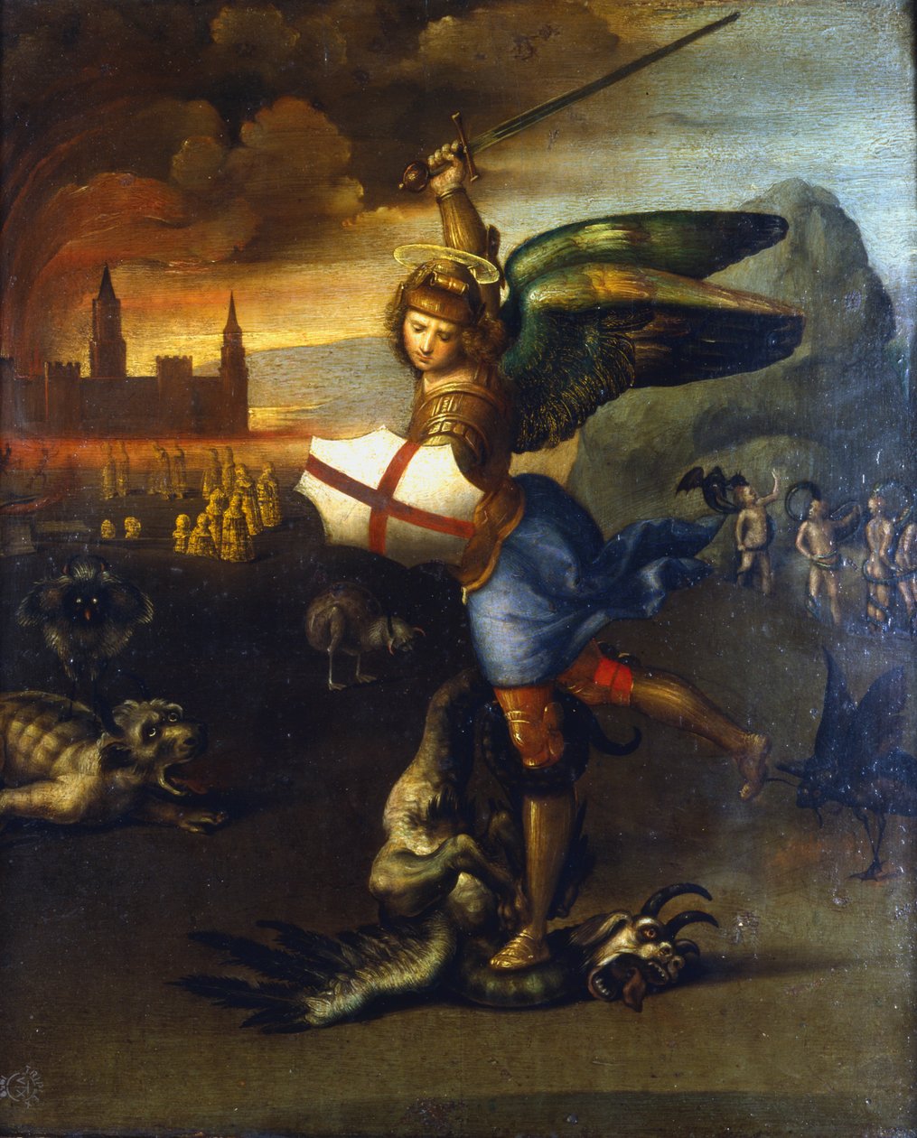 St Michael the Archangel, c. 1503-1504 by Raphael