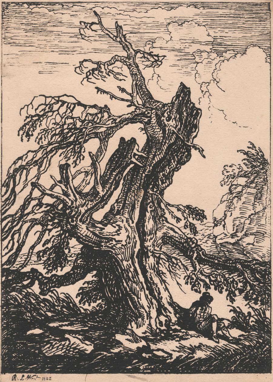Study of a Tree by Raphael Lamar West