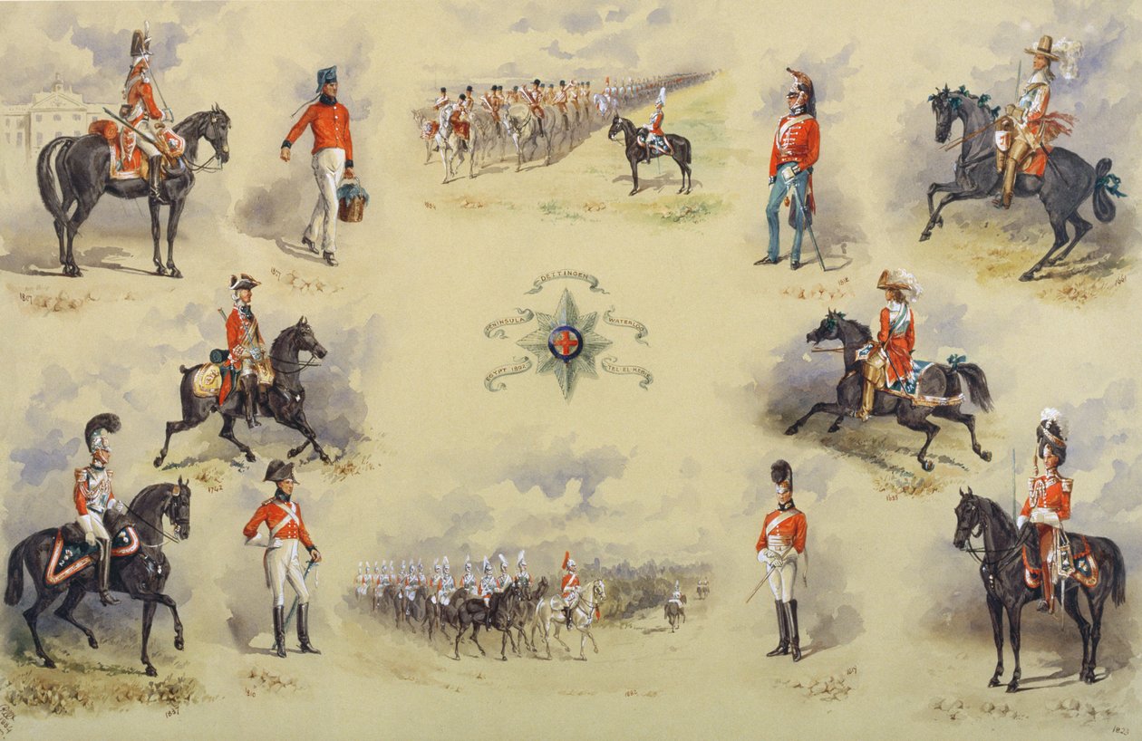 Uniforms of the 2nd Life Guards by Reginald Wymer