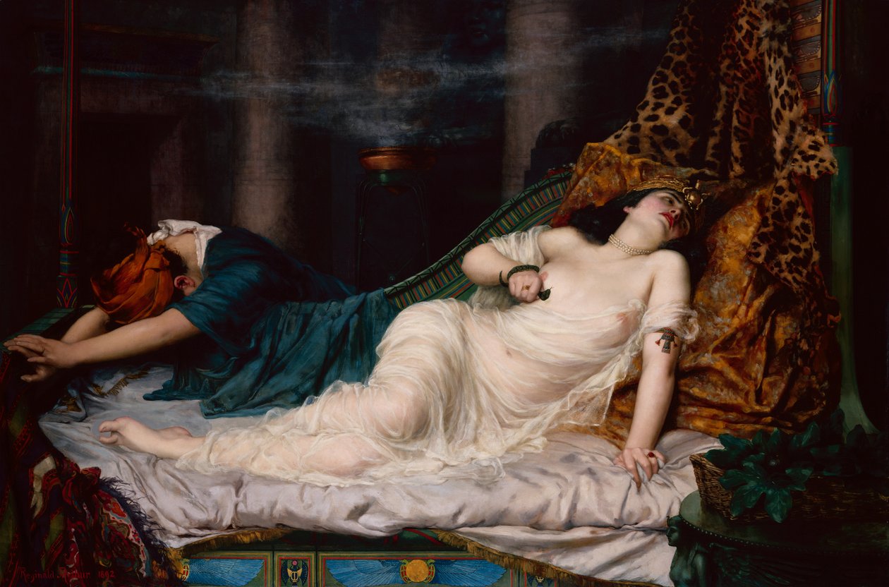 The Death of Cleopatra by Reginald Arthur