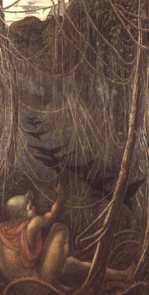 Elijah and the Ravens by Reginald Hallward