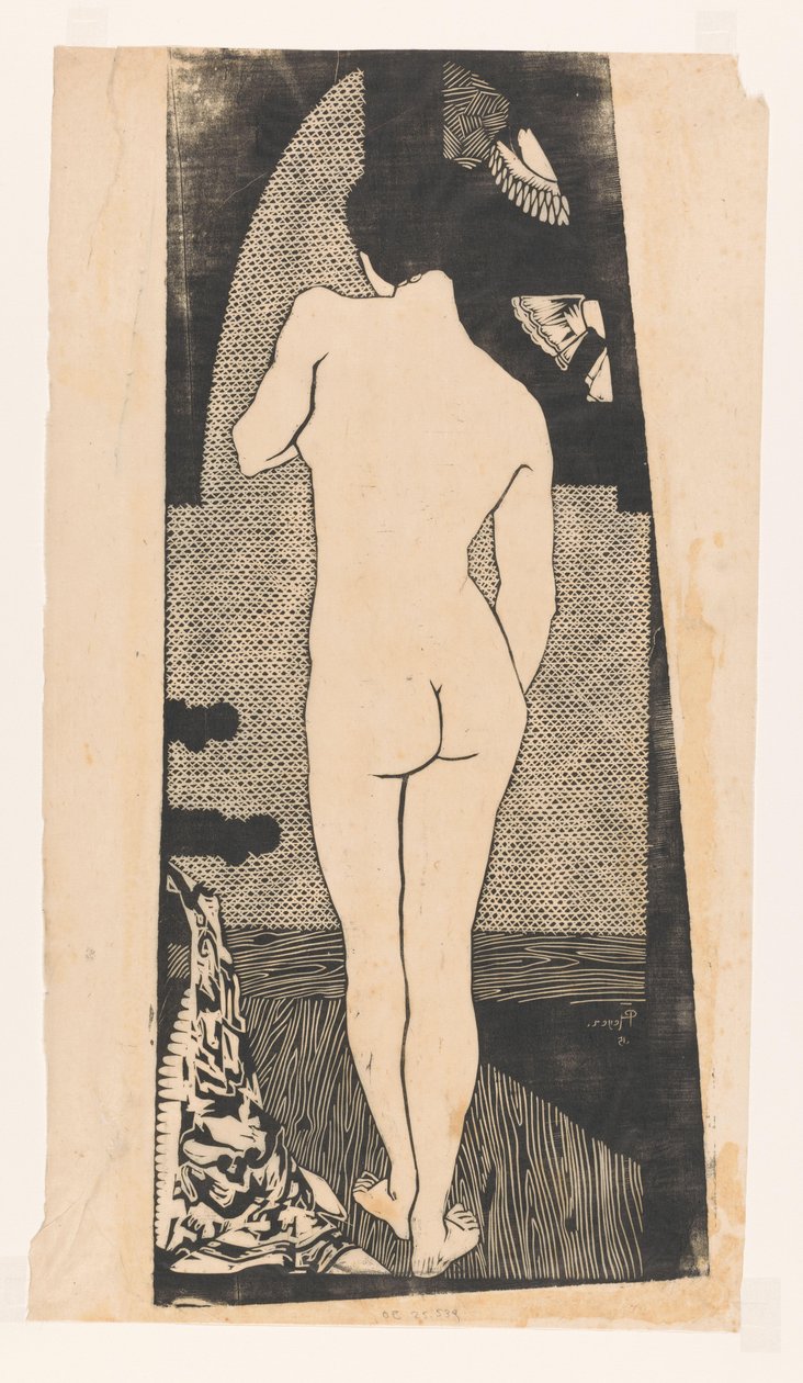 Standing Woman, Seen from the Back by Reijer Stolk