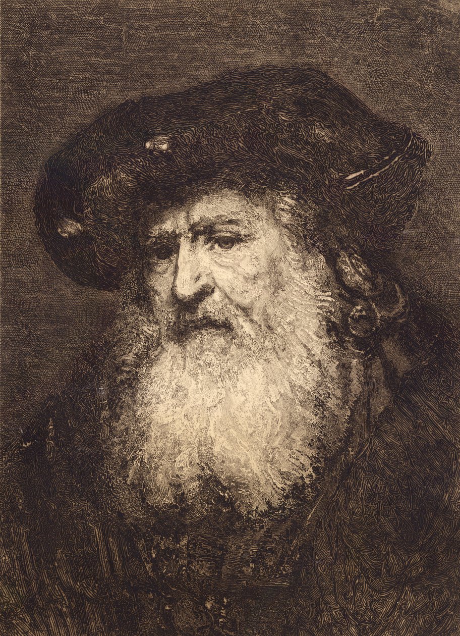 Portrait of an Old Man in the Dresden Gallery by Rembrandt van Rijn