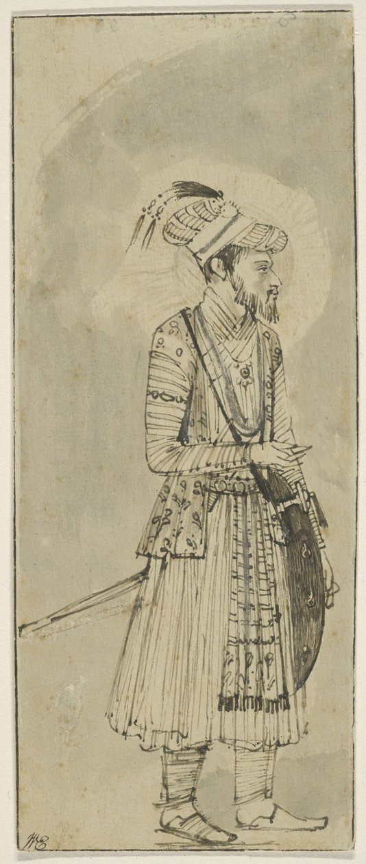 Copy of a Mughal Miniature by Rembrandt van Rijn
