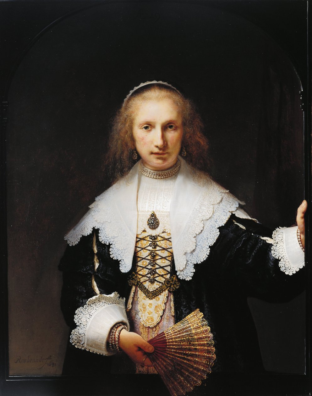 Agatha Bas (1611-58) by Rembrandt van Rijn