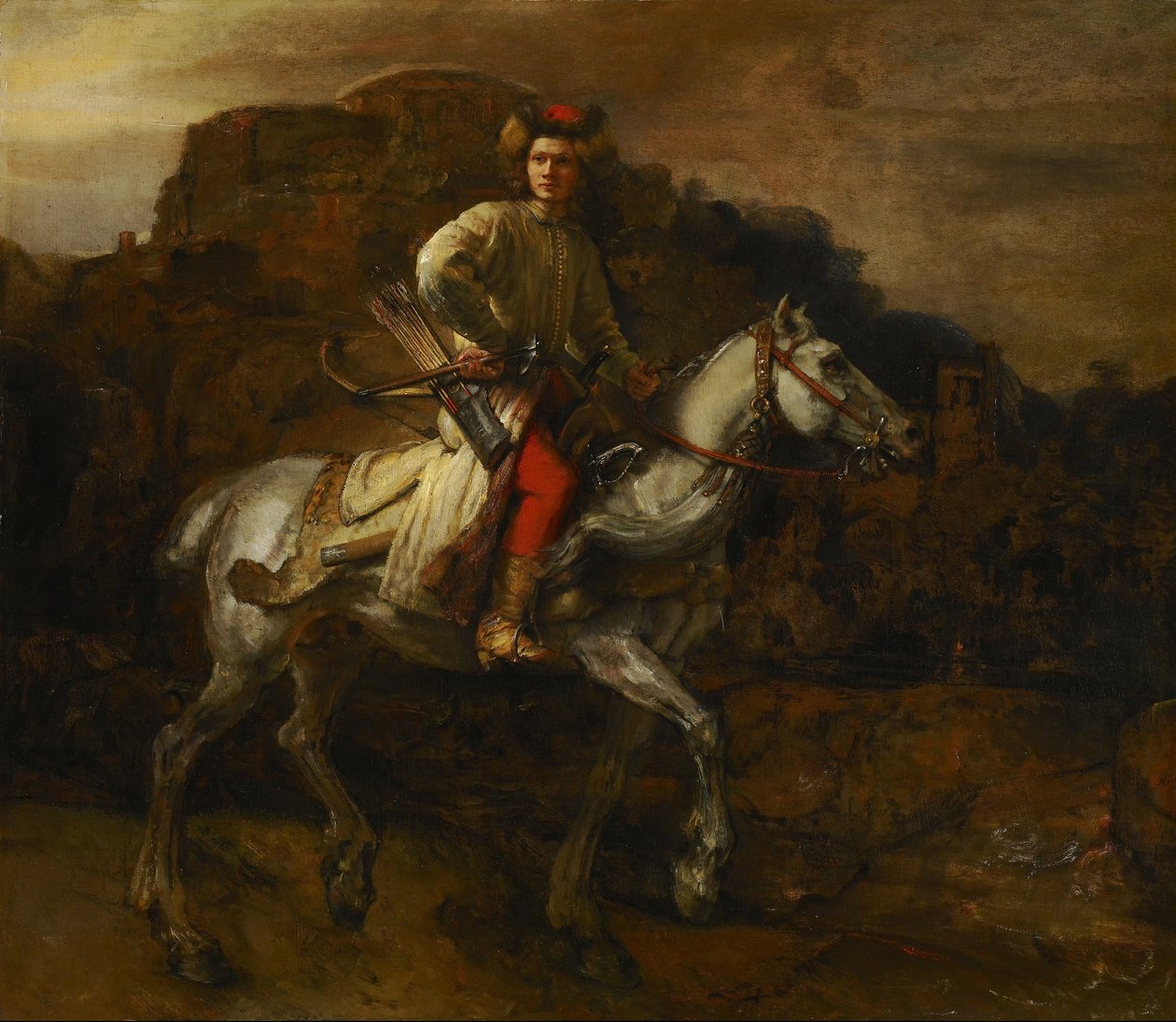 The Polish Rider by Rembrandt van Rijn