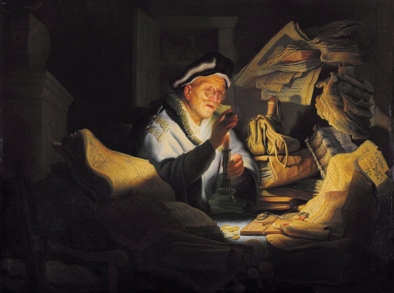 The Parable of the Rich Fool by Rembrandt van Rijn