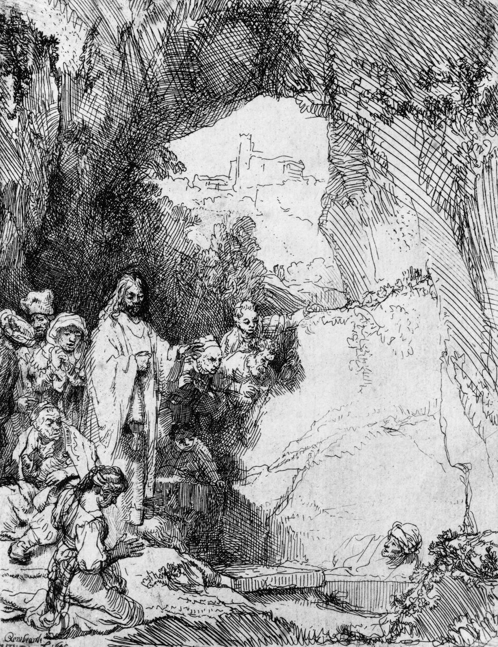 The Small Raising of Lazarus by Rembrandt van Rijn