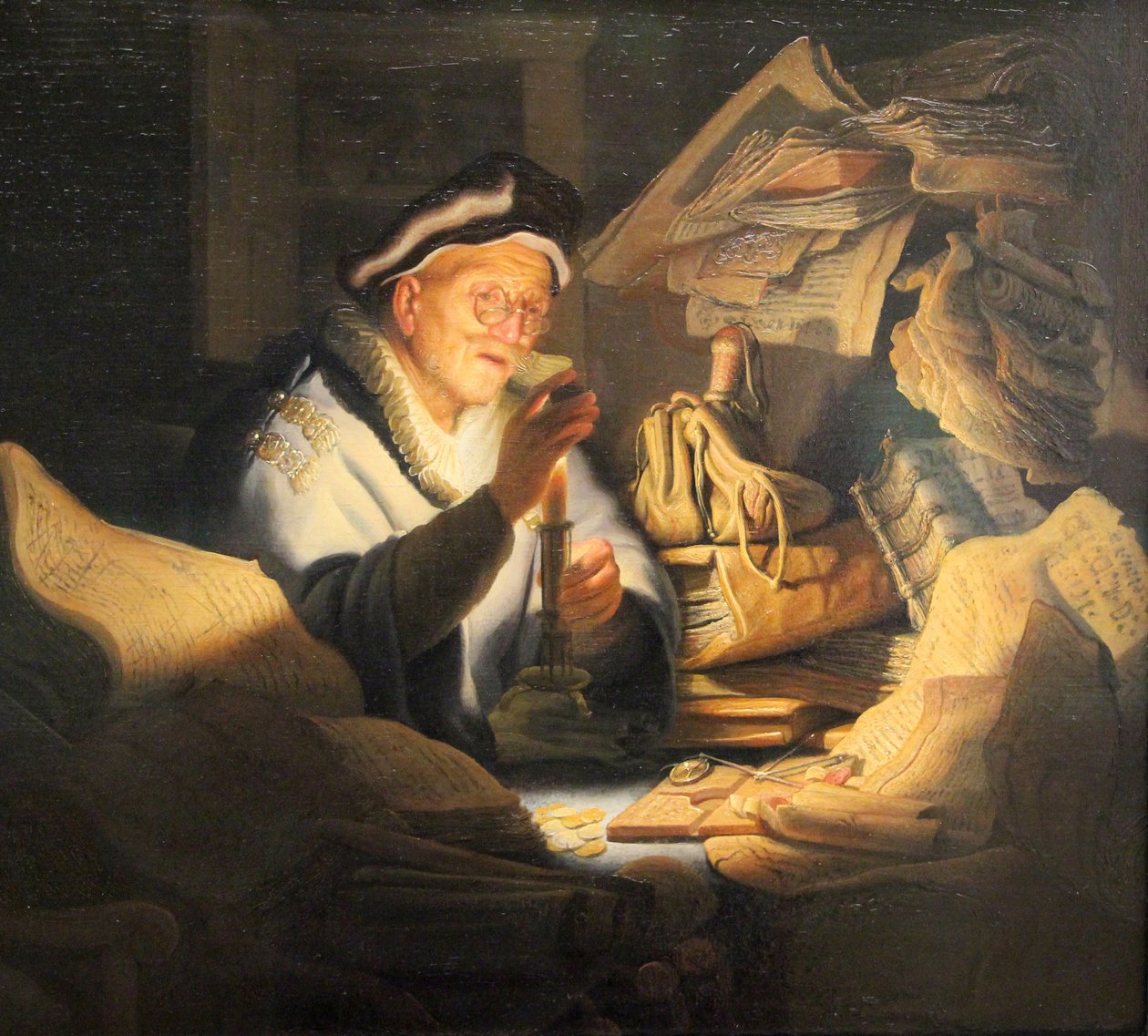The Parable of the Rich Farmer by Rembrandt van Rijn