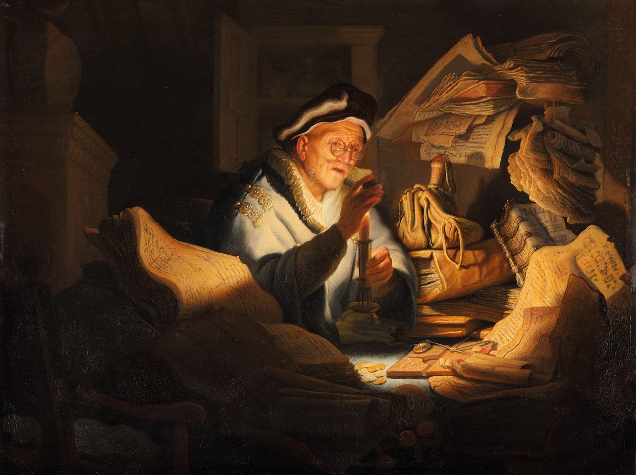 The Money Changer by Rembrandt