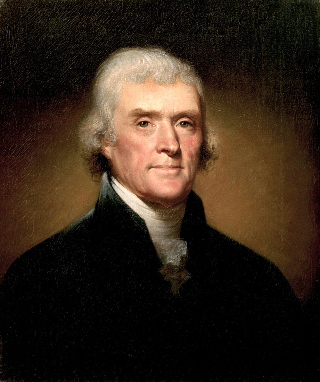 Portrait of Thomas Jefferson by Rembrandt Peale