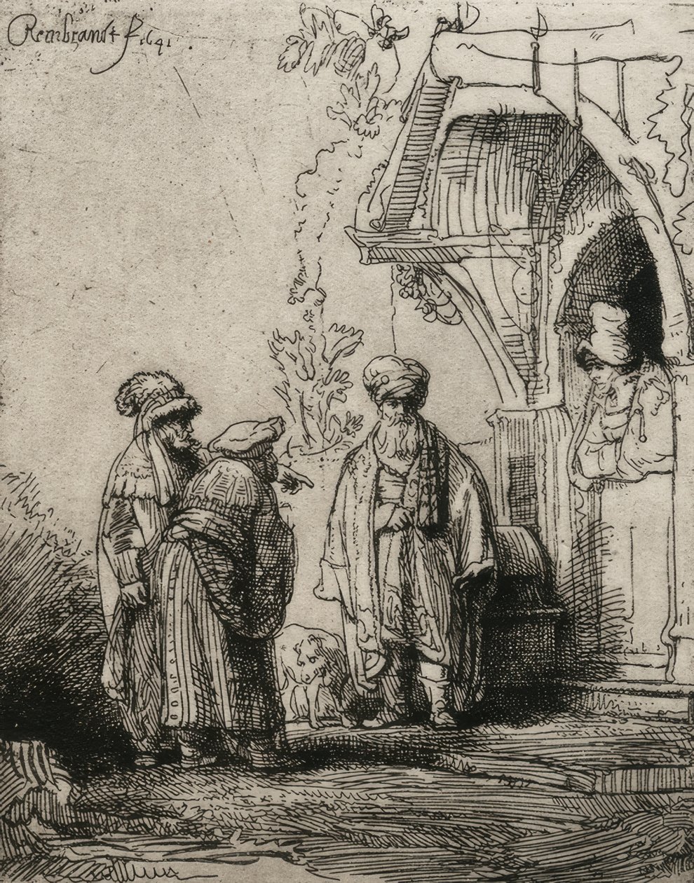 The Three Orientals by Rembrandt van Rijn