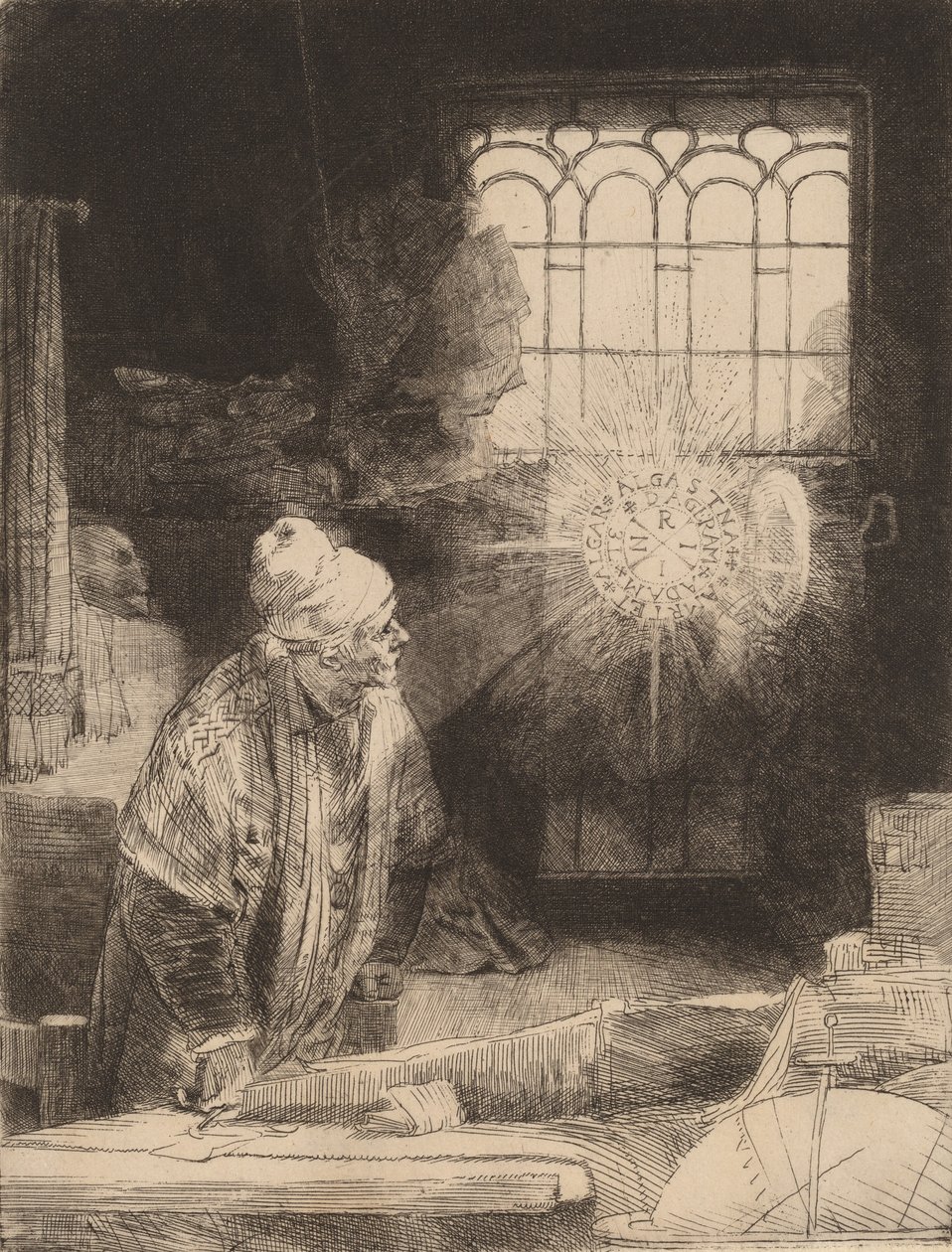 Faust by Rembrandt van Rijn