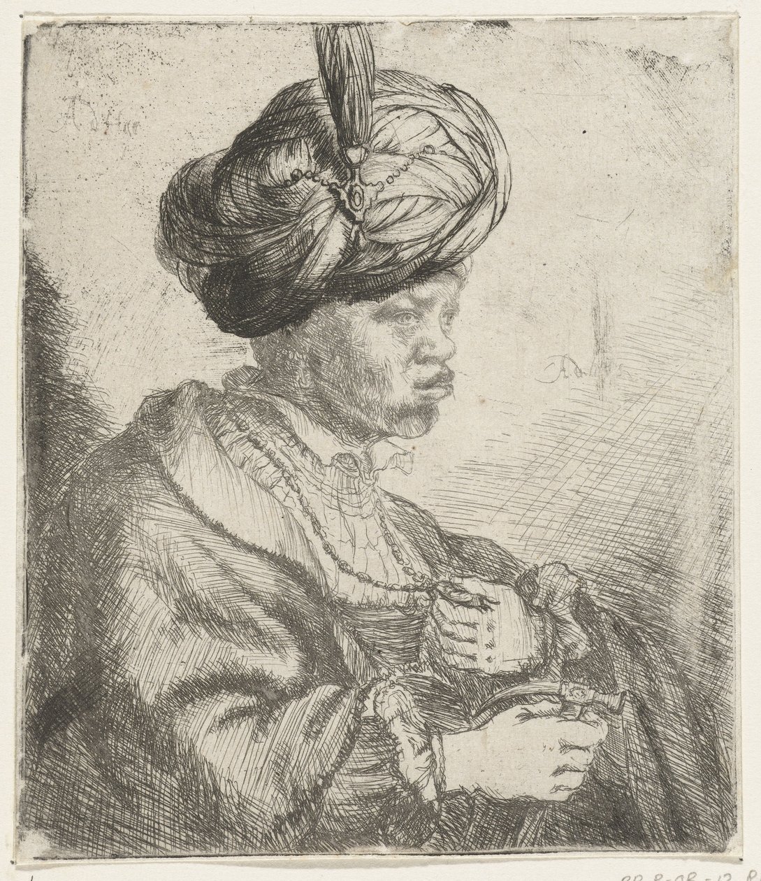 Man with Turban by Rembrandt van Rijn