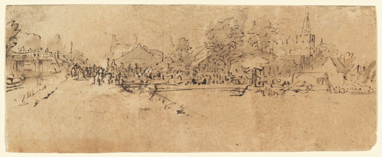 View of Diemen by Rembrandt van Rijn