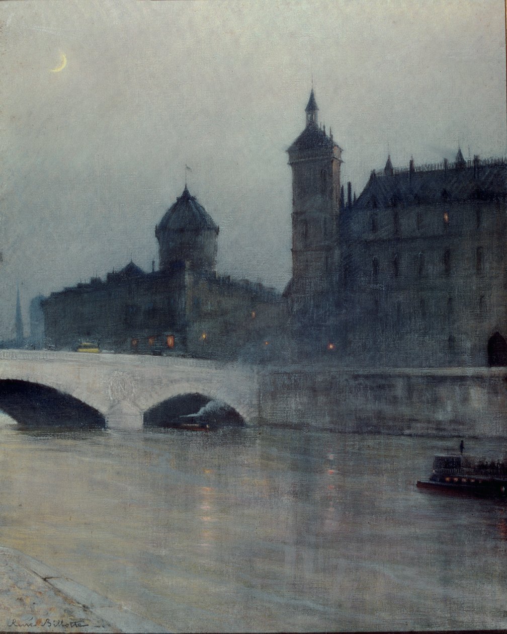 The Seine and the Conciergerie by Rene Billotte
