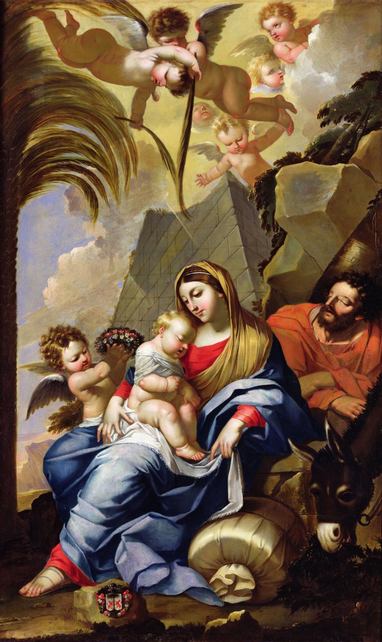 Rest on the Flight into Egypt by Rene Dudot