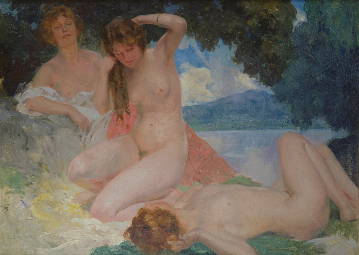 The Bathers by Rene Lelong
