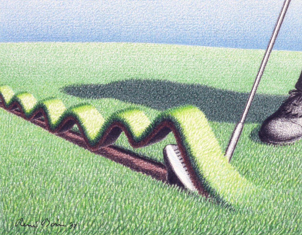 Divot by Rene Boin