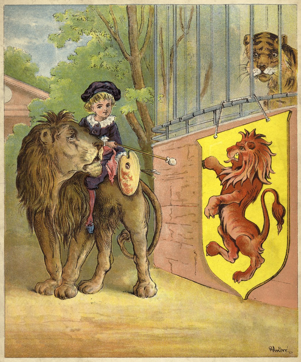 Riding a Lion by Richard Andre