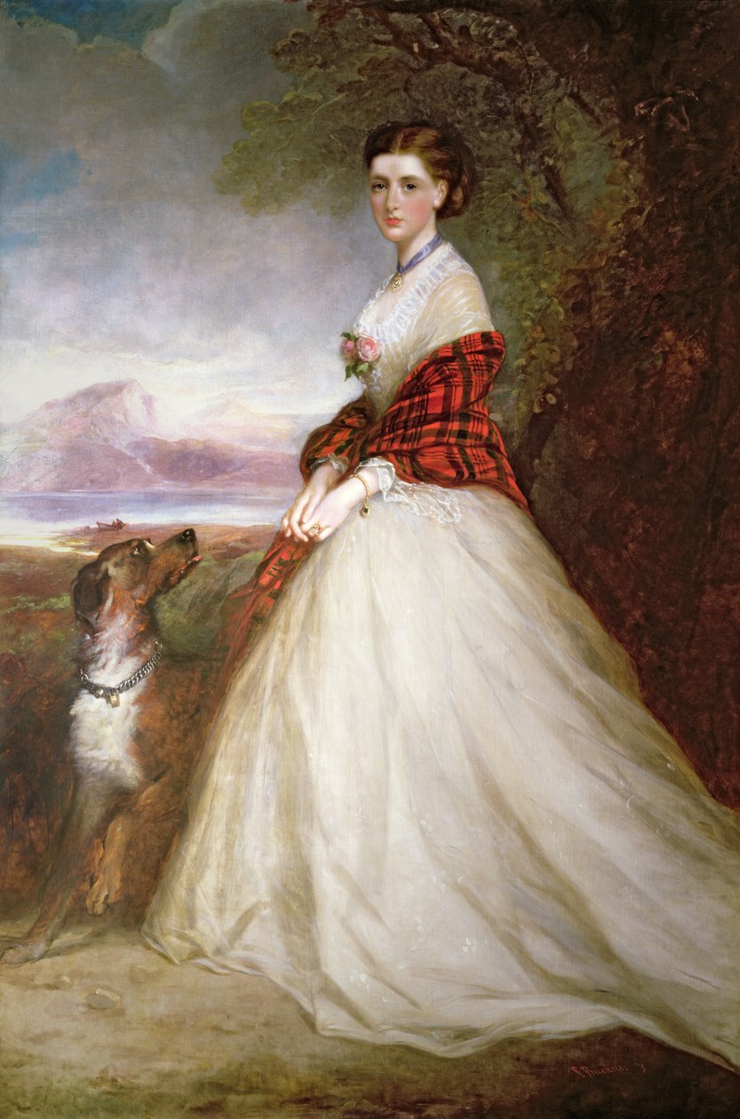 Portrait of Gertrude, Countess of Dunmore by Richard Buckner