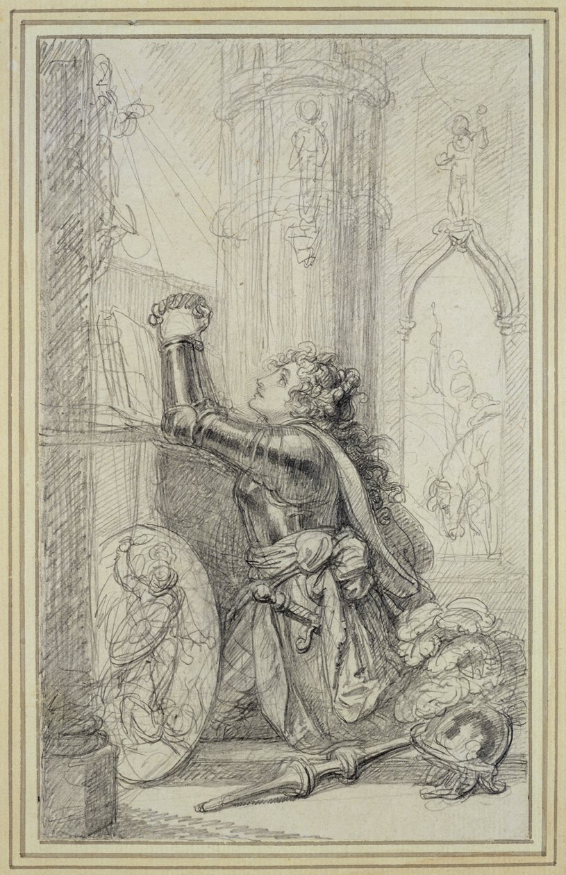 Study of St. Joan of Arc by Richard Cosway