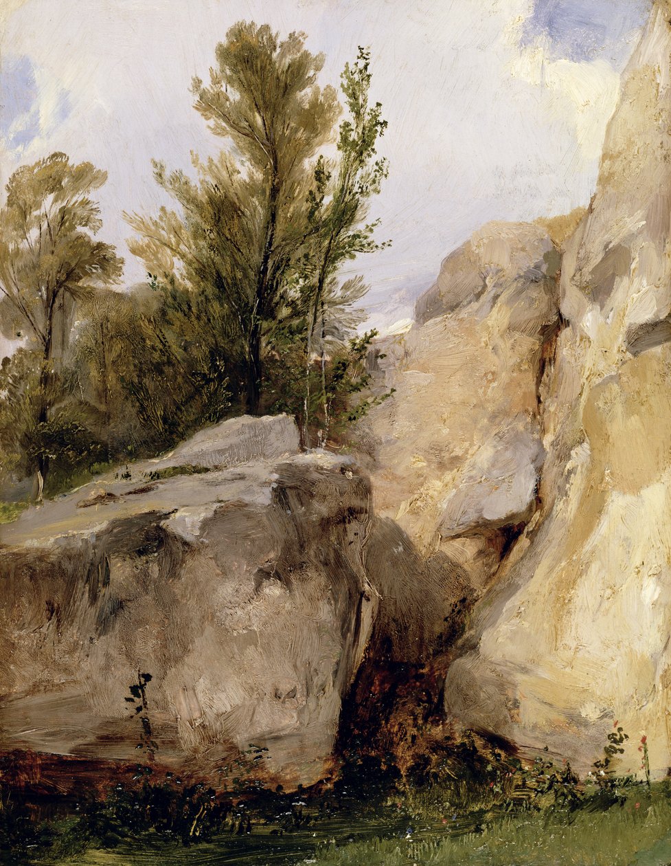 In the Forest of Fontainebleau, c.1825 by Richard Parkes Bonington