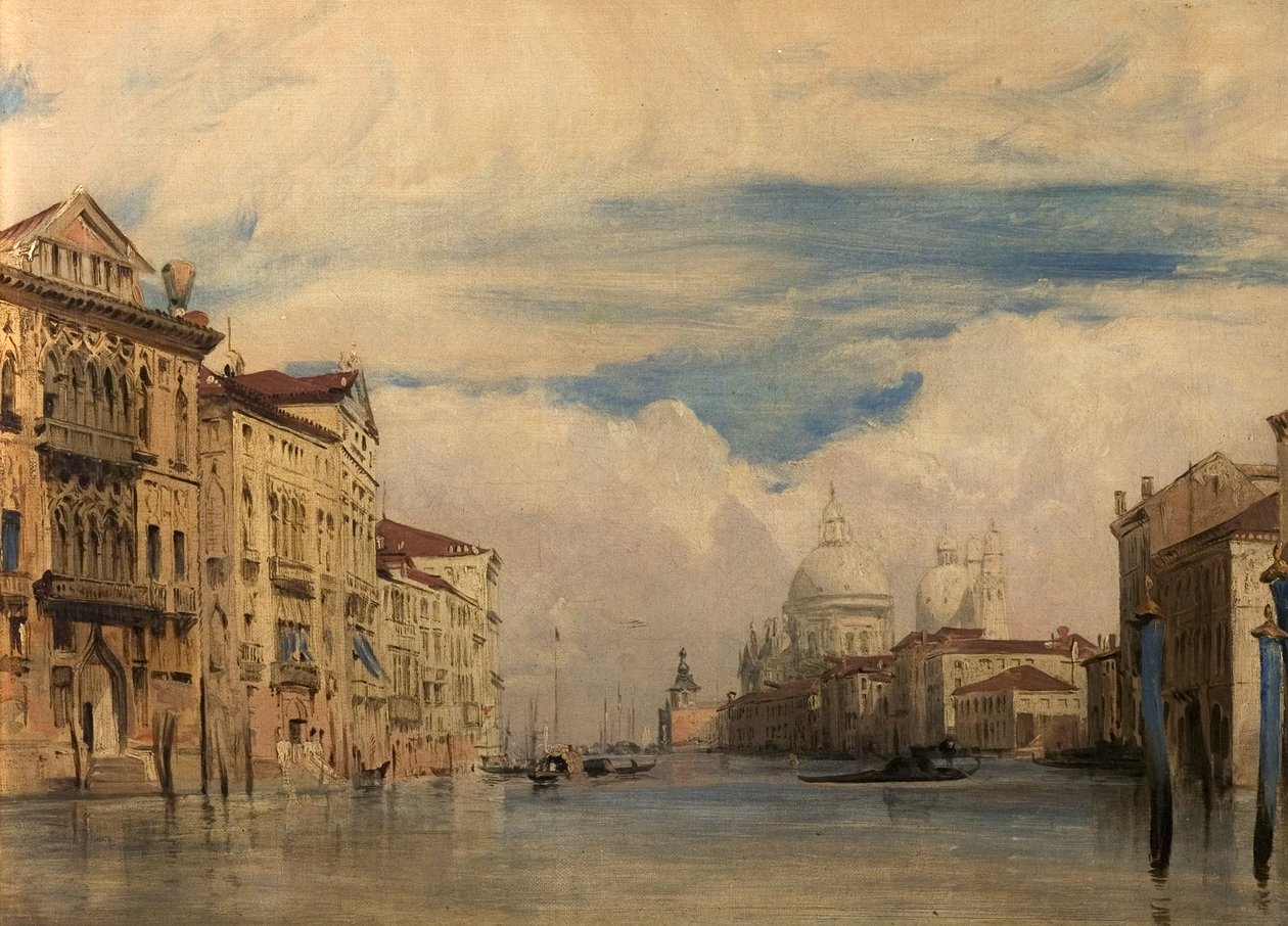 The Grand Canal, Venice, Italy by Richard Parkes Bonington