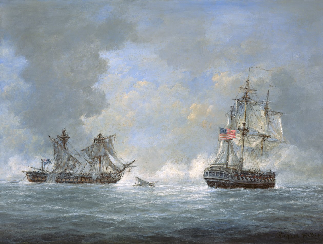 The Action between U.S Frigate 