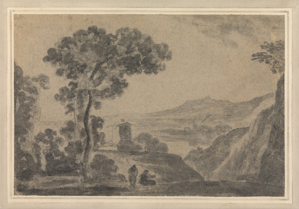 Italianate Landscape Composition by Richard Wilson
