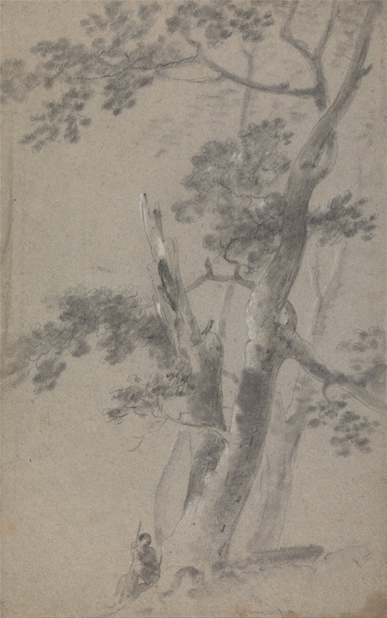 Shepherd Seated Under a Tree by Richard Wilson