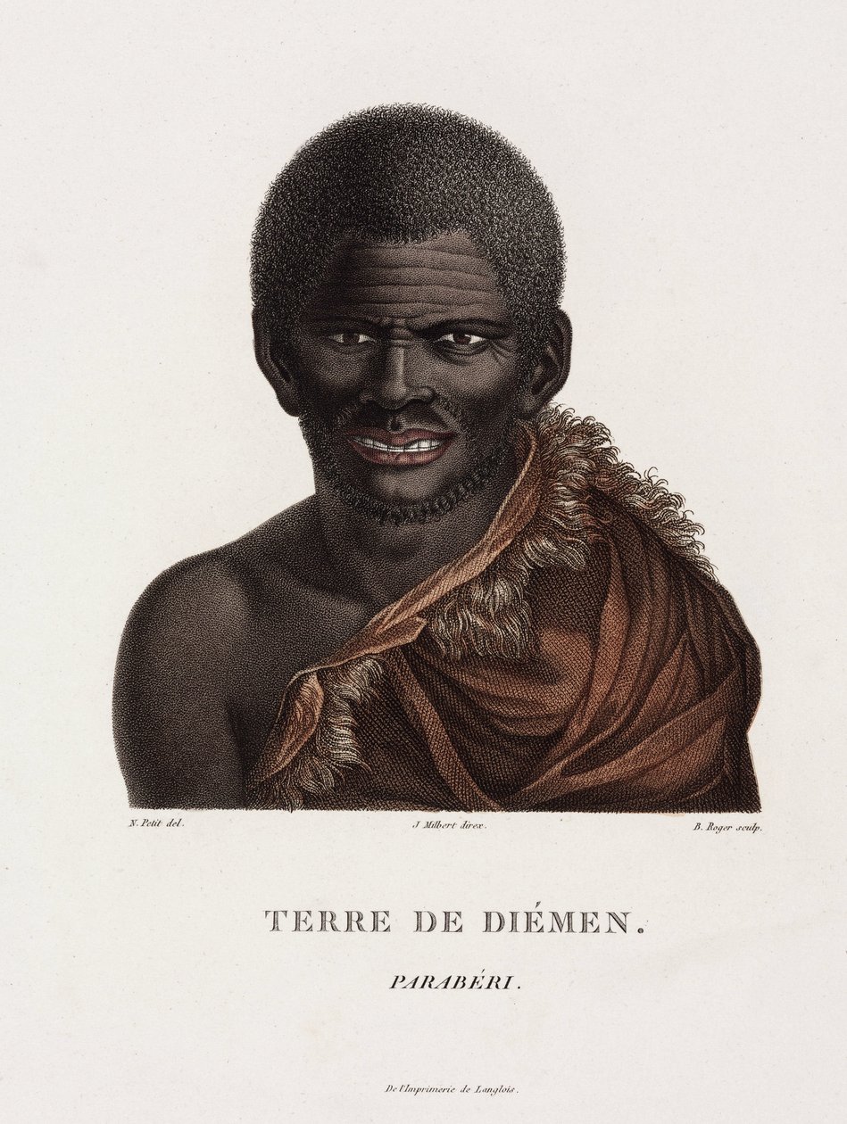 Tasmanian aboriginal, Australia by John Pardon