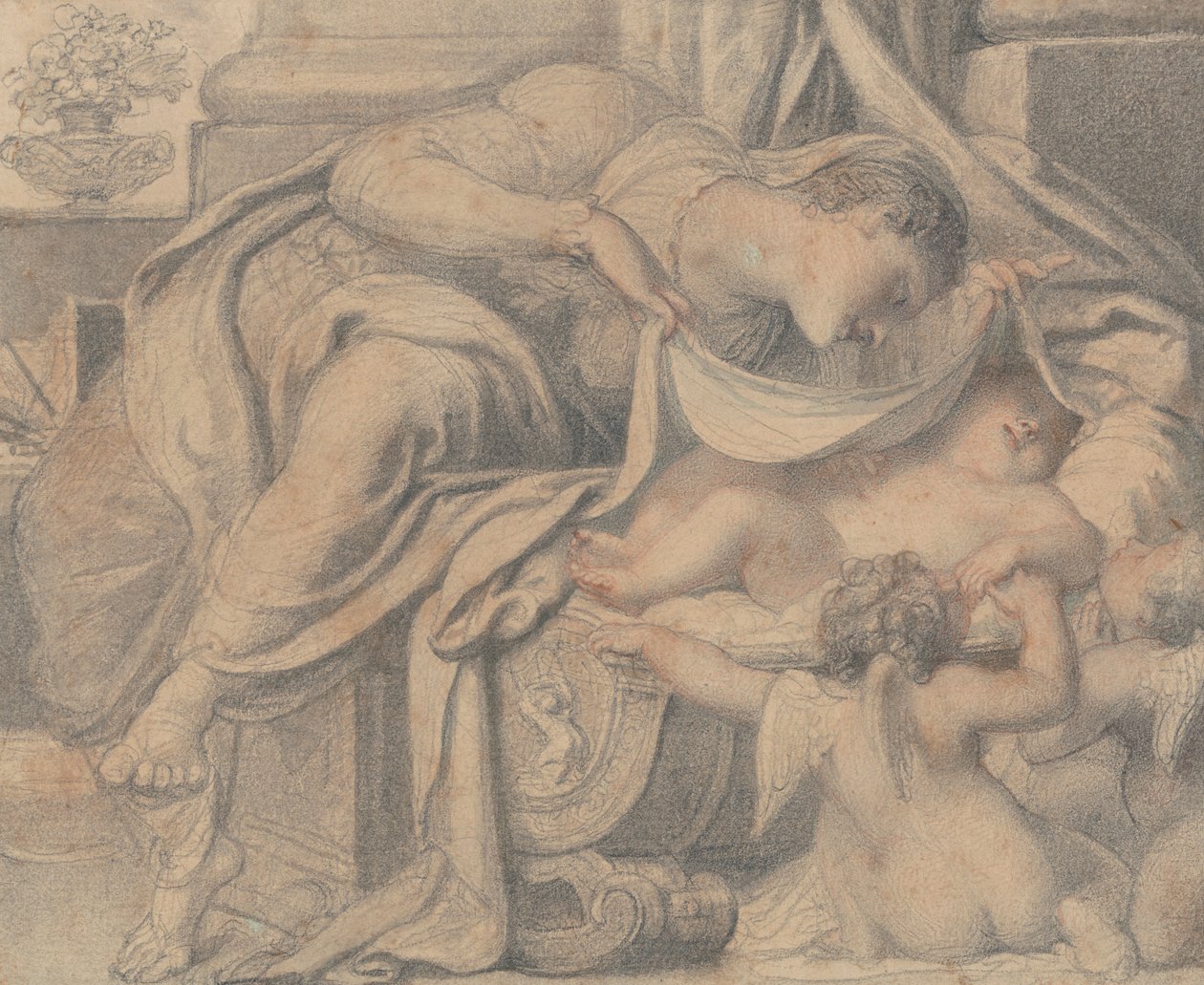 Virgin Adoring the Sleeping Christ by Richard Cosway