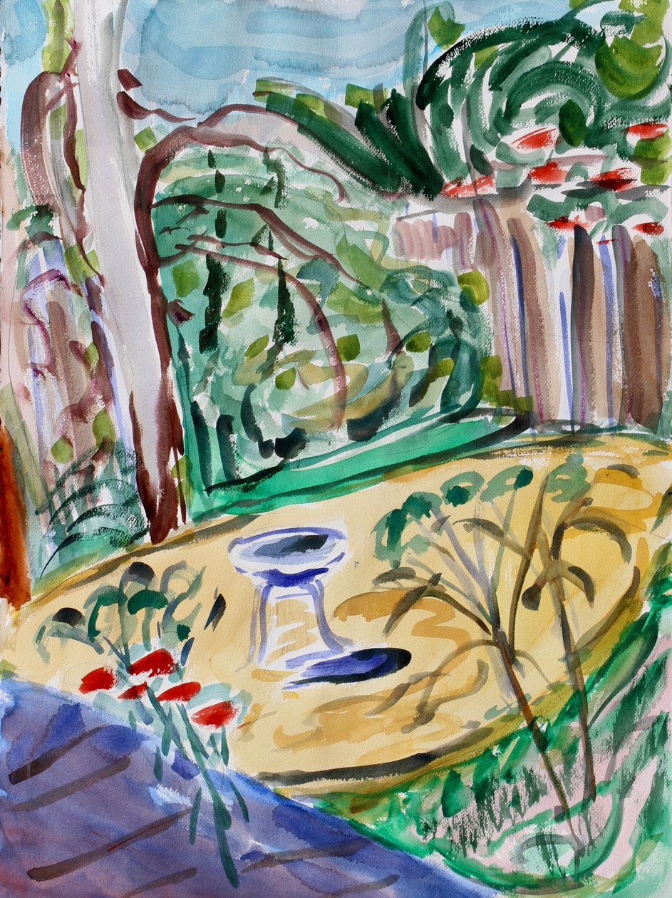 Birdbath by Richard Fox
