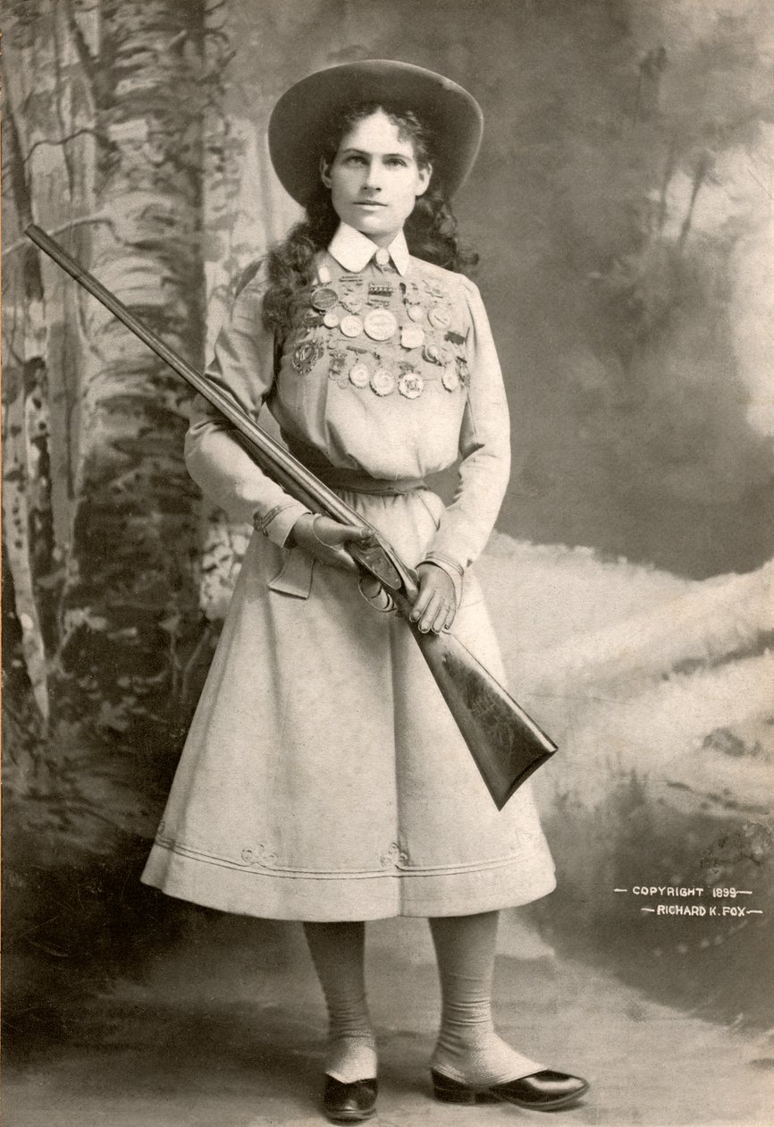 Annie Oakley with a Rifle by Richard Kyle Fox