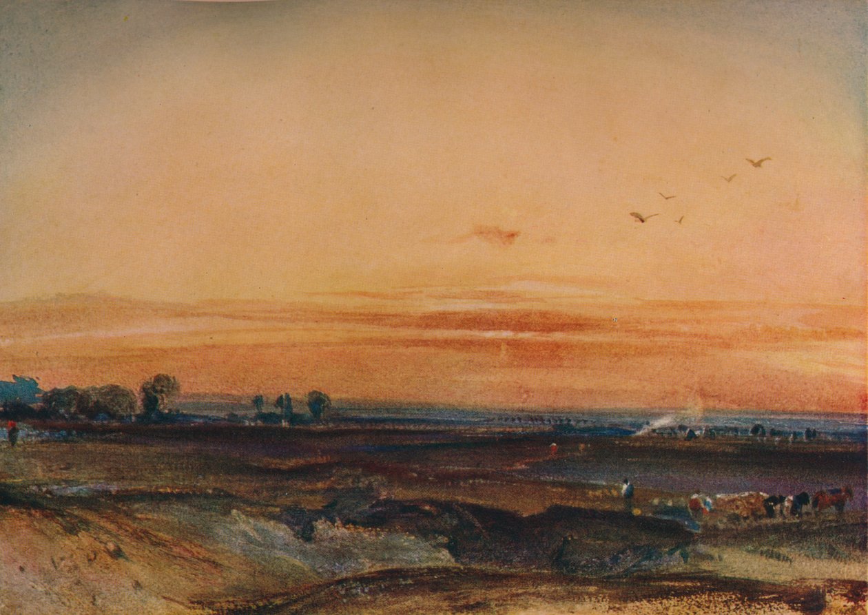 Sunset by Richard Parkes Bonington