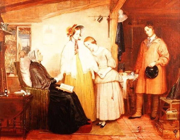 Going to Service by Richard Redgrave
