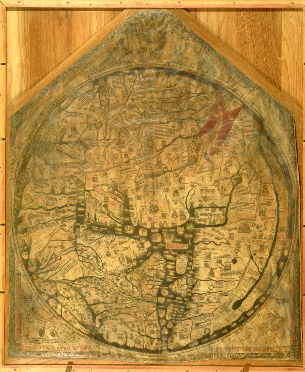Mappa Mundi, c.1290 by Richard of Haldingham