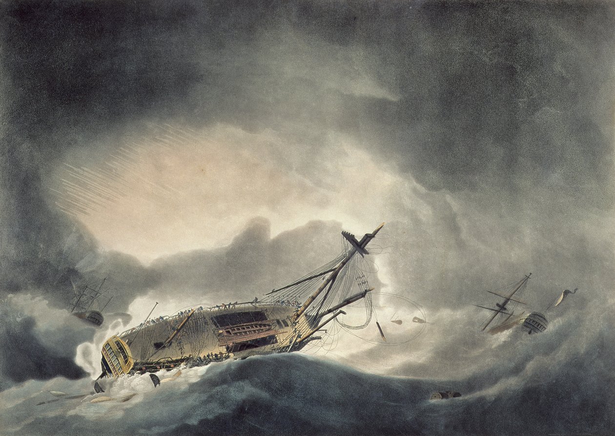 The Storm Increased, Engraved by Francis Jukes by Robert Dodd
