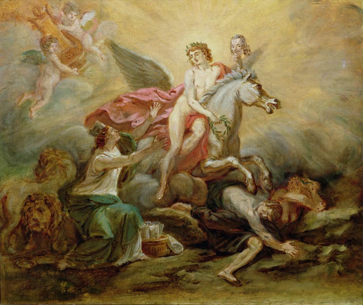 The Apotheosis of Voltaire, 1778 by Robert Guillaume Dardel