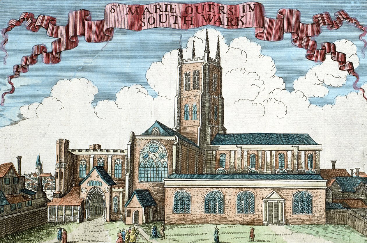 St. Marie Overie in Southwark, from 